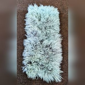 SOLD*******West Elm Mongolian Lamb pillow cover